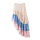 Color Matching Fishtail Design Floral Print Chiffon Skirt